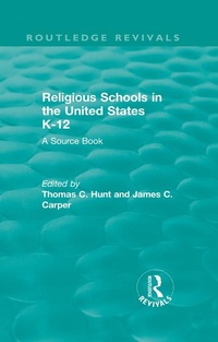 Abbildung von: Religious Schools in the United States K-12 (1993) - Routledge