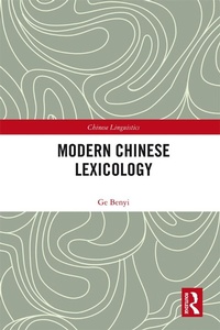 Abbildung von: Modern Chinese Lexicology - Routledge