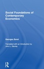 Cover: Social Foundations of Contemporary Economics - Routledge