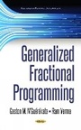 Cover: Generalized Fractional Programming - Nova Science Publishers Inc