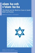 Cover: olam he-zeh v'olam ha-ba - Purdue University Press