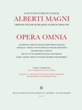 Cover: Alberti Magni opera omnia / De Nutrimento et Nutrito. De Sensu et Sensato. Suius secundus liber est de Memoria et Reminiscentia - Aschendorff