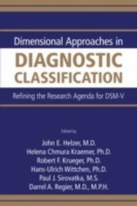 Enlarge image Cover: Dimensional Approaches in Diagnostic Classification - American Psychiatric Publishing