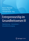 Cover: Entrepreneurship im Gesundheitswesen III - Springer Gabler