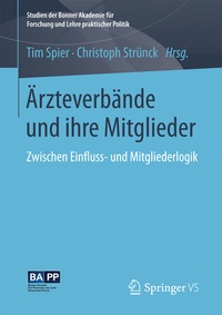 Abbildung von: Ärzteverbände und ihre Mitglieder - Springer VS