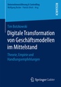 Cover: Digitale Transformation von Geschäftsmodellen im Mittelstand - Springer Gabler