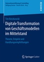 Cover: Digitale Transformation von Gesch&auml;ftsmodellen im Mittelstand - Springer Gabler