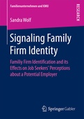 Cover: Signaling Family Firm Identity - Springer Gabler