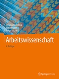 Cover: Arbeitswissenschaft - Springer Vieweg