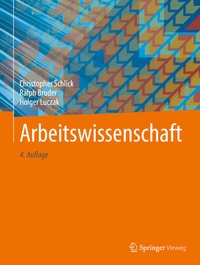 Abbildung von: Arbeitswissenschaft - Springer Vieweg