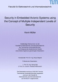 Cover: Security in Embedded Avionic Systems using the Concept of Multiple Independent Levels of Security - epubli