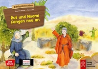 Abbildung von: Rut und Noomi fangen neu an. Kamishibai Bildkartenset - Don Bosco Medien