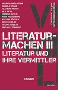 Cover: literaturmachen III - Verlag Voland & Quist