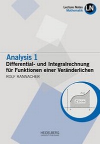 Abbildung von: Analysis 1 / Differential- und Integralrechnung für Funktionen einer Veränderlichen - Heidelberg University Publishing