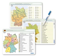 Abbildung von: Ich kenne Deutschland - 1. Bundesländer & Landeshauptstädte, 2. Flüsse, 3. Gebirge im Set - sternchenverlag