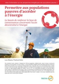 Cover: Permettre aux populations pauvres dacc&eacute;der &agrave; l&eacute;nergie - Practical Action Publishing