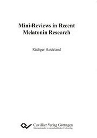 Bild: Mini-Reviews in Recent Melatonin Research - Cuvillier Verlag