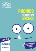 Cover: Phonics Ages 5-6 Practice Workbook - Letts Educational