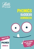 Cover: Phonics Ages 4-5 Practice Workbook - Letts Educational