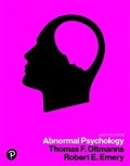 Cover: Abnormal Psychology - Pearson