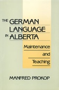 Cover: The German Language in Alberta - University of Alberta Press