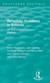 Enlarge image Cover: Behaviour Problems in Schools - Routledge