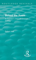 Cover: Behind the Poem - Routledge