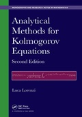 Cover: Analytical Methods for Kolmogorov Equations - Chapman & Hall/CRC