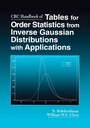 Cover: CRC Handbook of Tables for Order Statistics from Inverse Gaussian Distributions with Applications - CRC Press