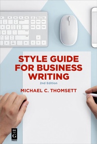 Abbildung von: Style Guide for Business Writing - De Gruyter