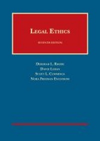 Enlarge image Cover: Legal Ethics - CasebookPlus - West Academic Press
