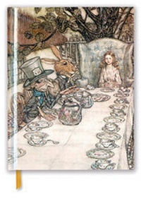 Abbildung von: Premium Skizzenbuch: Arthur Rackham, Alice im Wunderland - Teeparty - Flame Tree Publishing