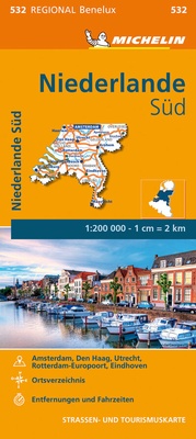 Abbildung von: Michelin Niederlande Süd - Michelin Editions des Voyages