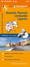 Abbildung von: Michelin Aostatal, Piemont, Lombardei und Ligurien - Michelin Editions des Voyages
