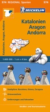 Cover: Michelin Katalonien, Aragon, Andorra - Michelin Editions des Voyages