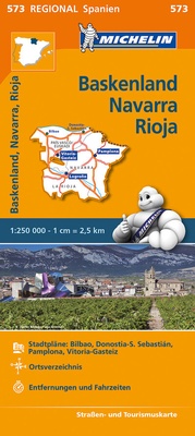 Abbildung von: Michelin Baskenland, Navarra, Rioja - Michelin Editions des Voyages