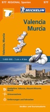 Cover: Michelin Valencia, Murcia - Michelin Editions des Voyages