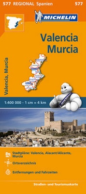 Abbildung von: Michelin Valencia, Murcia - Michelin Editions des Voyages