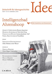Abbildung von: Zeitschrift für Ideengeschichte Heft XII/2 Sommer 2018 - C.H.BECK