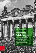 Cover: Weimarer Erfahrungen - Vandenhoeck & Ruprecht