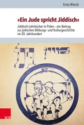 Cover: &raquo;Ein Jude spricht Jiddisch&laquo; - Vandenhoeck & Ruprecht