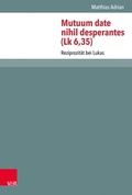Abbildung von: Mutuum date nihil desperantes (Lk 6,35) - Vandenhoeck & Ruprecht