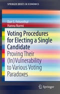 Cover: Voting Procedures for Electing a Single Candidate - Springer