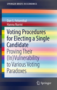 Enlarge image Cover: Voting Procedures for Electing a Single Candidate - Springer