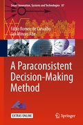 Cover: A Paraconsistent Decision-Making Method - Springer