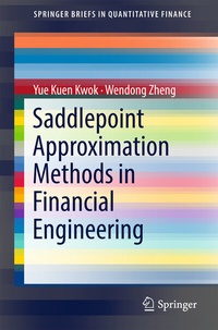 Enlarge image Cover: Saddlepoint Approximation Methods in Financial Engineering - Springer
