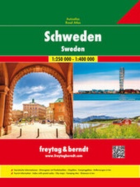 Abbildung von: Schweden, Autoatlas 1:250.000 - 1:400.000, freytag & berndt - Freytag-Berndt und ARTARIA