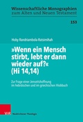 Cover: "Wenn ein Mensch stirbt, lebt er dann wieder auf?" (Hi 14,14) - Vandenhoeck & Ruprecht
