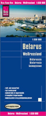 Abbildung von: Reise Know-How Landkarte Weißrussland / Belarus (1:550.000) - Reise Know-How Verlag Peter Rump GmbH