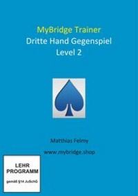 Abbildung von: MyBridge Trainer Dritte Hand Gegenspiel Level 2 - MyBridge Press